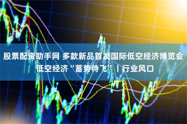 股票配资助手网 多款新品首发国际低空经济博览会 低空经济“蓄势待飞”丨行业风口